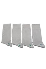 Leement socks Erkek 4 Çift Ince Yazlık Bambu Klasik Çorap bej -1