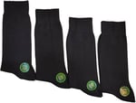 Leement socks Erkek 4 Çift Ince Yazlık Bambu Klasik Çorap bej -1