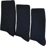 Leement socks Erkek Kışlık Termal Çorap Içi Havlu Premium Seri 3 Çift Siyah -1
