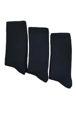 Leement socks Erkek Kışlık Termal Çorap Içi Havlu Premium Seri 3 Çift Siyah -1