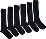 Leement socks Kız Çocuk Dizaltı Okul Çorap Pamuklu 6 Çift Beyaz -1