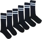 Leement socks Kız Çocuk Dizaltı Okul Çorap Pamuklu 6 Çift Beyaz -1