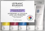 Lefranc & Bourgeois 301241 guaj boya, 5 temel boya seti, her biri 80 ml tüp, guaj boya seti, 400 mililitre - Seçenekler: 80ml Tube - Gouachefarbe, Gouachefarbenset