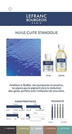 Lefranc & Bourgeois Boya Malzemesi, Keten Yağı, Yağlı Boya için Standlı Yağ, 75 ml Şişede - Seçenekler: Boya malzemesi parlak, Keten tohumu yağı...