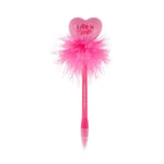 Legami - Açık kalpli tükenmez kalem, Love is Magic, pembe mürekkep, çocuklar ve yetişkinler için LED kalem, uç 0,7 mm, kalp - Seçenekler: KALP, Santa Claus, Tek boynuzlu at, Çağdaş