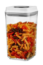Leggno Pratico Basmalı Kare Erzak Saklama Kabı (1,25 Lt.) Ölçüler:106X106X192Mm