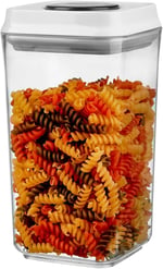 Leggno Pratico Basmalı Kare Erzak Saklama Kabı (1,25 Lt.) Ölçüler:106X106X192Mm