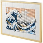 LEGO Art Hokusai Büyük Dalga 31208 – Sanatsever Yetişkinler için Yılbaşı Hediyesi Fikri, 6 Kanvas Zemin ve Hokusai'nin İmzasını Taşıyan bir Karo İçeren Yaratıcı Model Yapım Seti (1810 Parça)