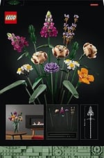 LEGO Botanicals Çiçek Buketi 10280 – Yetişkinler için Gül, Aslanağzı ve Papatya İçeren Dekoratif Yapay Çiçek Modeli Yapım Seti, Kadınlar ve Erkekler için Sevgililer Günü Hediyesi Fikri (756 Parça)