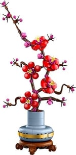 LEGO Botanicals Erik Çiçeği 10369 – Yetişkinler için Altın Şeritli ve Ahşap Görünümlü Pastel Mavi Saksı İçeren Dekoratif Yapay Çiçek Modeli Yapım Seti, Sevgililer Günü Hediyesi Fikri (327 Parça)