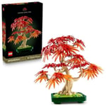 LEGO Botanicals Japon Kırmızı Akçaağaç Bonsai Ağacı 10348 - Kırmızı ve Kehribar Sarısı Yapraklara Sahip Yapay Bitki İçeren Sevgililer Günü'ne Özel Model Yapım Seti (474 Parça)