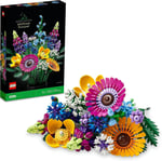 LEGO Botanicals Kır Çiçekleri Buketi 10313 – Yetişkinler için Peygamber Çiçeği, Lavanta, Gelincik Dahil 8 Tür Çiçek İçeren Dekoratif Model Yapım Seti, Sevgililer Günü Hediyesi Fikri (939 Parça)