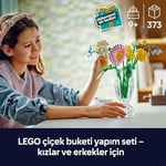 LEGO Botanicals Küçük Sarı Buket 10347-9 Yaş ve Üzeri Kız ve Erkek Çocuklar için Papatya, Şakayık ve Lale Dahil Yapay Çiçekler İçeren Yaratıcı Dekoratif Çiçek Buketi Yapım Seti (373 Parça)