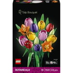 LEGO Botanicals Lale Buketi 11501 | Yetişkinler için Çeşitli Renkler ve Aşamalarda 5 Lale İçeren Yaratıcı Dekoratif Model Yapım Seti, Hediye Fikri (576 Parça)
