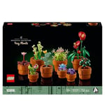 LEGO Botanicals Minik Bitkiler 10329 – Yetişkinler için Terakota Renkli Saksıda Kurak, Tropik ve Etçil Türlerde 9 Bitki İçeren Yapay Çiçek Modeli Yapım Seti, Sevgililer Günü Hediyesi Fikri (758 Parça)