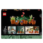 LEGO Botanicals Minik Bitkiler 10329 – Yetişkinler için Terakota Renkli Saksıda Kurak, Tropik ve Etçil Türlerde 9 Bitki İçeren Yapay Çiçek Modeli Yapım Seti, Sevgililer Günü Hediyesi Fikri (758 Parça)