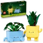 LEGO Botanicals Mutlu Bitkiler 10349-9 Yaş ve Üzeri Bitki Sever Çocuklar için Renkli Saksılı Yapım Seti, Oyun ve Dekorasyon için Eğlenceli ve Öğretici LEGO Seti, Doğum Günü Hediyesi (217 Parça)