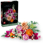 LEGO Botanicals Pembe Çiçek Buketi Yapım Seti 10342 – Anneler Günü'ne Özel Yetişkinler için Gül, Papatya, Peygamber Çiçeği ve Okaliptüs Dahil 15 Yapay Çiçek İçeren Model Yapım Seti (749 Parça)