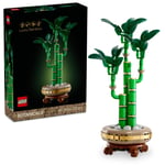 LEGO Botanicals Şans Bambusu 10344 – Yetişkinler için Bambu Sapları, Çakıl Taşları ve Ahşap Efektli Saksı İçeren Sevgililer Günü'ne Özel Dekoratif Bitki Modeli Yapım Seti (325 Parça)