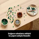 LEGO Botanicals Şans Bambusu 10344 – Yetişkinler için Bambu Sapları, Çakıl Taşları ve Ahşap Efektli Saksı İçeren Sevgililer Günü'ne Özel Dekoratif Bitki Modeli Yapım Seti (325 Parça)
