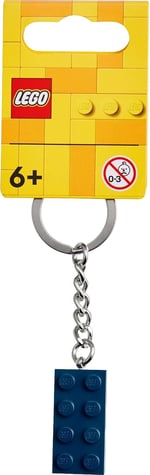 LEGO Brick 854237 Earth Blue 2x4 Keyring