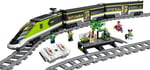LEGO City Express Yolcu Treni Seti, Uzaktan Kumandalı Oyuncak, Parlaklığı Ayarlanabilen Farlar, 2 Vagon, 24 Parça Ray ve 6 Minifigür Dahil, Erkek ve Kız Çocuklarına Benzersiz bir Hediye 60337