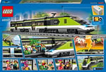LEGO City Express Yolcu Treni Seti, Uzaktan Kumandalı Oyuncak, Parlaklığı Ayarlanabilen Farlar, 2 Vagon, 24 Parça Ray ve 6 Minifigür Dahil, Erkek ve Kız Çocuklarına Benzersiz bir Hediye 60337