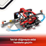 LEGO City Ferrari Arabalı F1 Pit Stop ve Pit Ekibi 60443-6 Yaş ve Üzeri Çocuklar için Yarış Arabası İçeren Yaratıcı Oyuncak Yapım Seti, Doğum Günü Hediyesi (322 Parça)