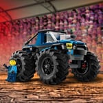 LEGO City Mavi Canavar Kamyon 60402-5 Yaş ve Üzeri Çocuklar için Kamyonet İçeren Yaratıcı Oyuncak Yapım Seti (148 Parça)