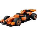 LEGO City McLaren Yarış Arabalı F1 Sürücüsü 60442-6 Yaş ve Üzeri Çocuklar için Mini Yarış Arabası İçeren Yaratıcı Oyuncak Yapım Seti, Doğum Günü Hediyesi (86 Parça)