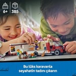 LEGO City Tatil Macera Karavanı 60454-6 Yaş ve Üzeri Çocuklar için Yaratıcı Oyuncak Yapım Seti, Doğum Günü Hediyesi (385 Parça)