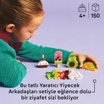 LEGO Classic Yaratıcı Yiyecek Arkadaşları 11039 | 4 Yaş ve Üzeri Çocuklar için Renkli Yapım Parçaları İçeren Oyuncak Yapım Seti, Hediye Fikri (150 Parça)