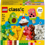 LEGO Classic Yaratıcı Yiyecek Arkadaşları 11039 | 4 Yaş ve Üzeri Çocuklar için Renkli Yapım Parçaları İçeren Oyuncak Yapım Seti, Hediye Fikri (150 Parça)