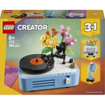 LEGO Creator 3’ü 1 Arada Çiçekli Pikap 31172-8 Yaş ve Üzeri Kız ve Erkek Çocuklar için Radyo ve Mikrofona Dönüşebilen Yaratıcı Oyuncak Yapım Seti, Müzik Oyuncakları Yaratıcı Hediye Fikri (366 Parça)