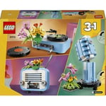 LEGO Creator 3’ü 1 Arada Çiçekli Pikap 31172-8 Yaş ve Üzeri Kız ve Erkek Çocuklar için Radyo ve Mikrofona Dönüşebilen Yaratıcı Oyuncak Yapım Seti, Müzik Oyuncakları Yaratıcı Hediye Fikri (366 Parça)