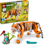 LEGO Creator 3’ü 1 Arada Muhteşem Kaplan 31129 – 9 Yaş ve Üzeri Kız ve Erkek Çocuklar için Doğum Günü Hediyesi Fikri, Kaplan, Kırmızı Panda ve Koi Balığı İçeren Yaratıcı Oyuncak Yapım Seti (755 Parça)