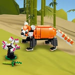 LEGO Creator 3’ü 1 Arada Muhteşem Kaplan 31129 – 9 Yaş ve Üzeri Kız ve Erkek Çocuklar için Doğum Günü Hediyesi Fikri, Kaplan, Kırmızı Panda ve Koi Balığı İçeren Yaratıcı Oyuncak Yapım Seti (755 Parça)