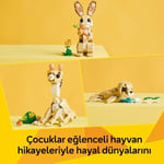 LEGO Creator 3’ü 1 Arada Sevimli Tavşan 31162-8 Yaş ve Üzeri Çocuklar için Lama ve Fok Figürüne Dönüşebilen Yaratıcı Oyuncak Yapım Seti, Doğum Günü Hediyesi (326 Parça)