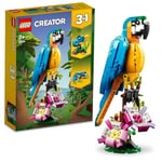 LEGO Creator Egzotik Papağan 31136-7 Yaş ve Üzeri Çocuklar için Papağan, Balık ve Kurbağa Modelleri İçeren Yaratıcı Oyuncak Yapım Seti (253 Parça)