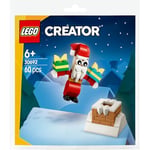 LEGO Creator Noel Baba ile Baca Eğlencesi 30692 – 6 Yaş ve Üzeri Erkek ve Kız Çocuklar için Hayal Gücünü Geliştiren Oyuncak Yapım Seti, Yeni Yıl Temalı Doğum Günü Hediye Fikri (60 Parça)