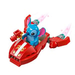 LEGO Disney Lilo ve Stiç Plaj Evi 43268-9 Yaş Üzeri Prenses Seven Kız ve Erkek Çocuklar için 6 Odası ve Çatı Gözlemevi Olan Uzay Gemisi ve 5 Minifigür İçeren Yaratıcı Oyuncak Yapım Seti (834 Parça)