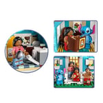 LEGO Disney Lilo ve Stiç Plaj Evi 43268-9 Yaş Üzeri Prenses Seven Kız ve Erkek Çocuklar için 6 Odası ve Çatı Gözlemevi Olan Uzay Gemisi ve 5 Minifigür İçeren Yaratıcı Oyuncak Yapım Seti (834 Parça)