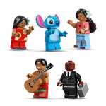 LEGO Disney Lilo ve Stiç Plaj Evi 43268-9 Yaş Üzeri Prenses Seven Kız ve Erkek Çocuklar için 6 Odası ve Çatı Gözlemevi Olan Uzay Gemisi ve 5 Minifigür İçeren Yaratıcı Oyuncak Yapım Seti (834 Parça)