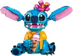 LEGO ǀ Disney Stiç 43249-9 Yaş ve Üzeri Çocuklar için Dondurma Külahlı İnşa Edilebilen Yaratıcı Oyuncak Yapım Seti (730 Parça)
