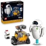 LEGO ǀ Disney ve Pixar WALL-E ve EVE 43279 – Film Sever Yetişkinler için Dekoratif ve Koleksiyonluk Animasyon Film Karakterleri Model Yapım Seti, Yaratıcı Hediye Fikri (811 Parça)