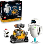 LEGO ǀ Disney ve Pixar WALL-E ve EVE 43279 – Film Sever Yetişkinler için Dekoratif ve Koleksiyonluk Animasyon Film Karakterleri Model Yapım Seti, Yaratıcı Hediye Fikri (811 Parça)