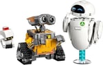 LEGO ǀ Disney ve Pixar WALL-E ve EVE 43279 – Film Sever Yetişkinler için Dekoratif ve Koleksiyonluk Animasyon Film Karakterleri Model Yapım Seti, Yaratıcı Hediye Fikri (811 Parça)