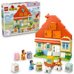 LEGO DUPLO Bluey: Bluey Ailesinin Evi ve Hafıza Oyunu 10459 | 3 Yaş ve Üzeri Çocuklar için İnteraktif Oyun İçeren Eğitici Oyuncak Yapım Seti, Doğum Günü Hediyesi (83 Parça)