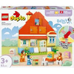 LEGO DUPLO Bluey: Bluey Ailesinin Evi ve Hafıza Oyunu 10459 | 3 Yaş ve Üzeri Çocuklar için İnteraktif Oyun İçeren Eğitici Oyuncak Yapım Seti, Doğum Günü Hediyesi (83 Parça)