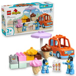 LEGO DUPLO Bluey ile Dondurma Gezisi 10458 | 2 Yaş ve Üzeri Çocuklar için 2 Figür İçeren Oyuncak Yapım Seti, Doğum Günü Hediye Fikri (22 Parça)